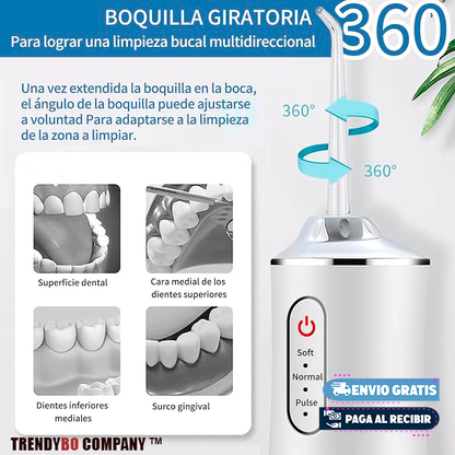 Irrigador Bucal Portátil Profesional